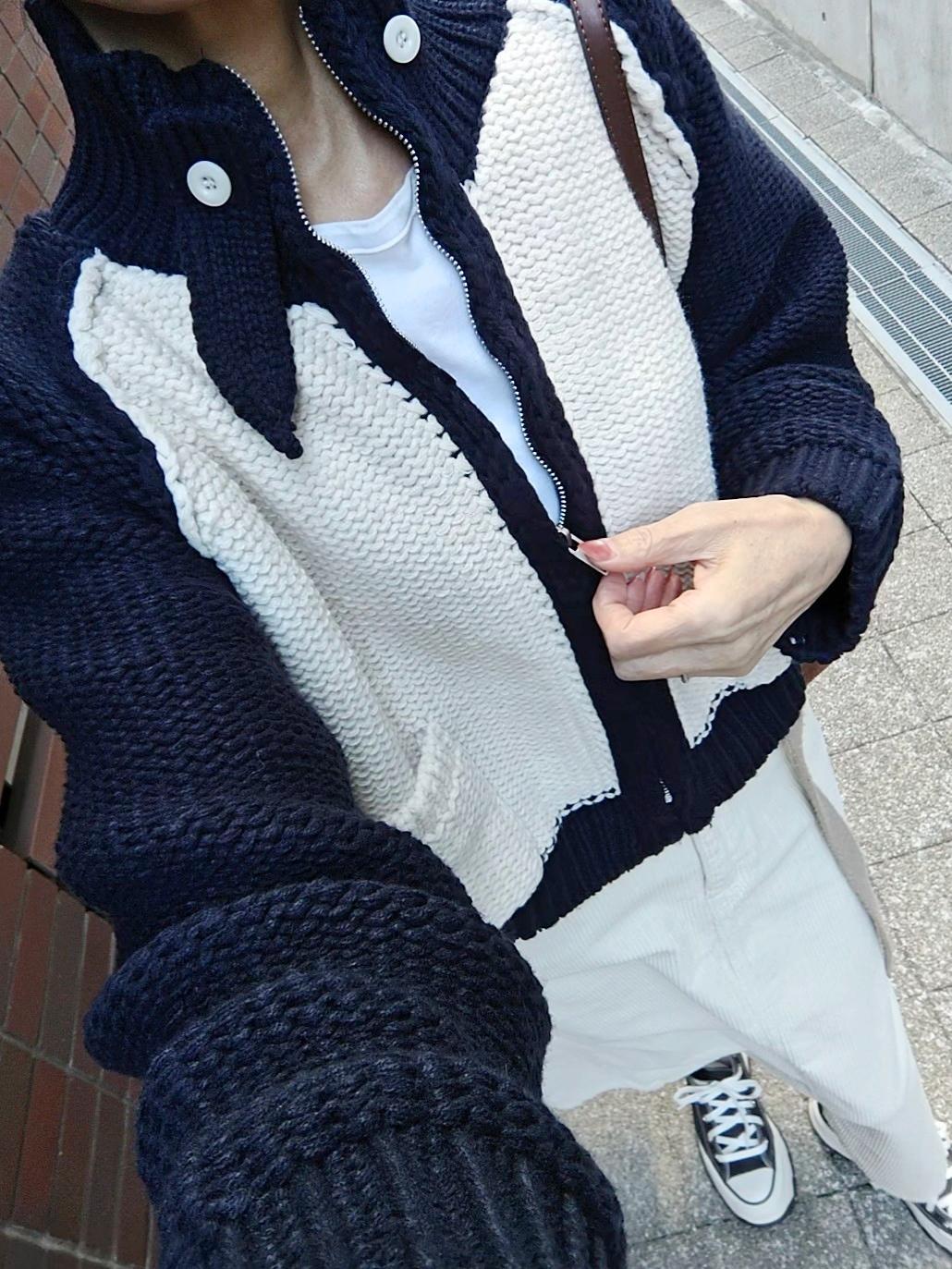 ブルゾンライクカーディガン