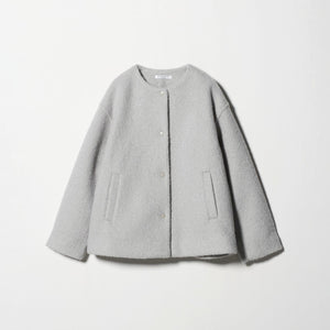 ブークレ ノーカラーブルゾン