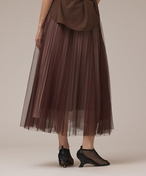 チュールリバーシブルスカート