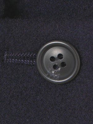 mizuiro ind ウールブレンドスタンドカラーコート