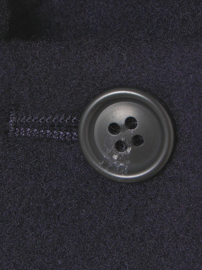 mizuiro ind ウールブレンドスタンドカラーコート