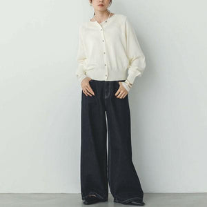 2wayコットンカーディガン