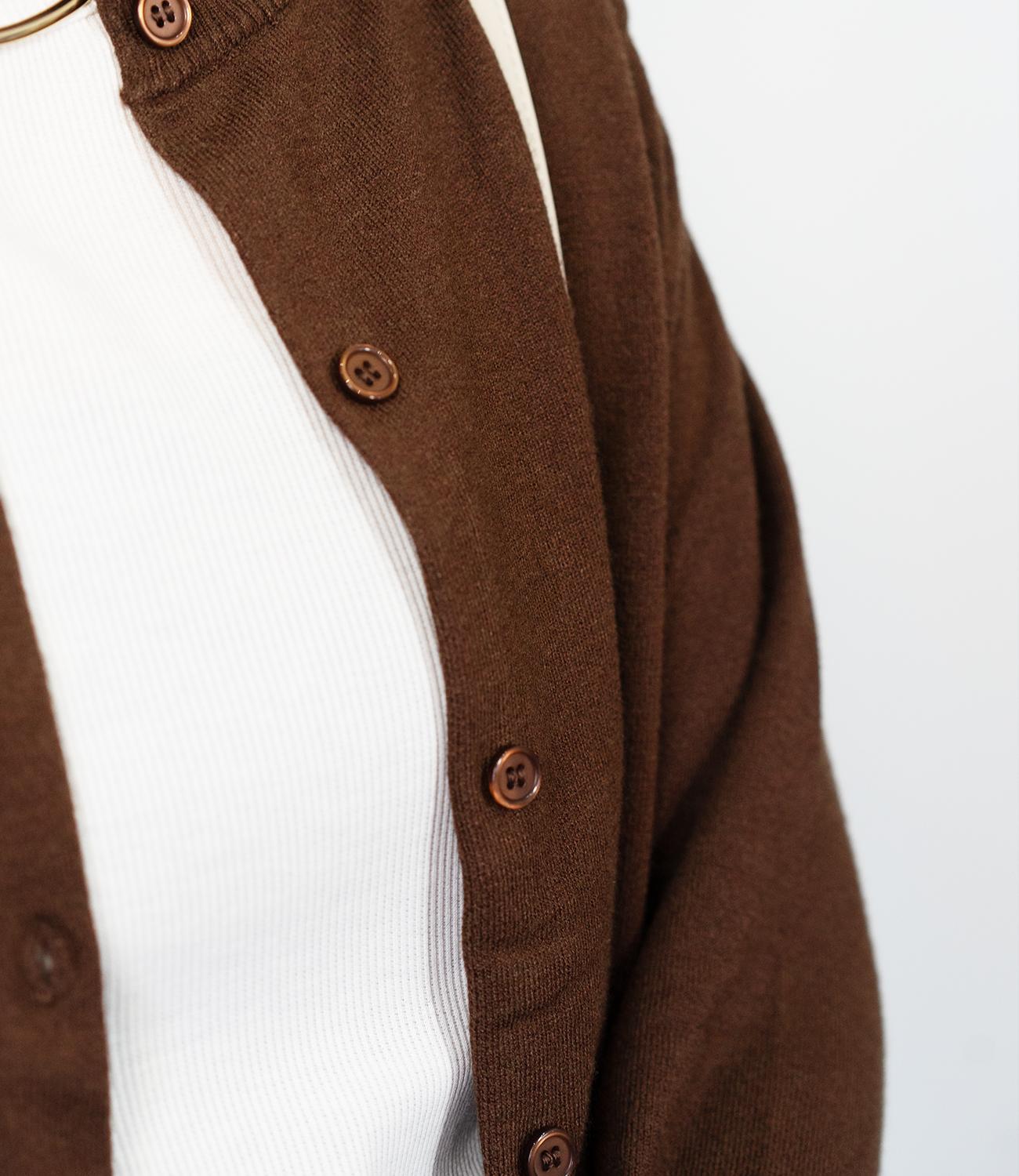 ふんわりタッチクルーネックカーディガン