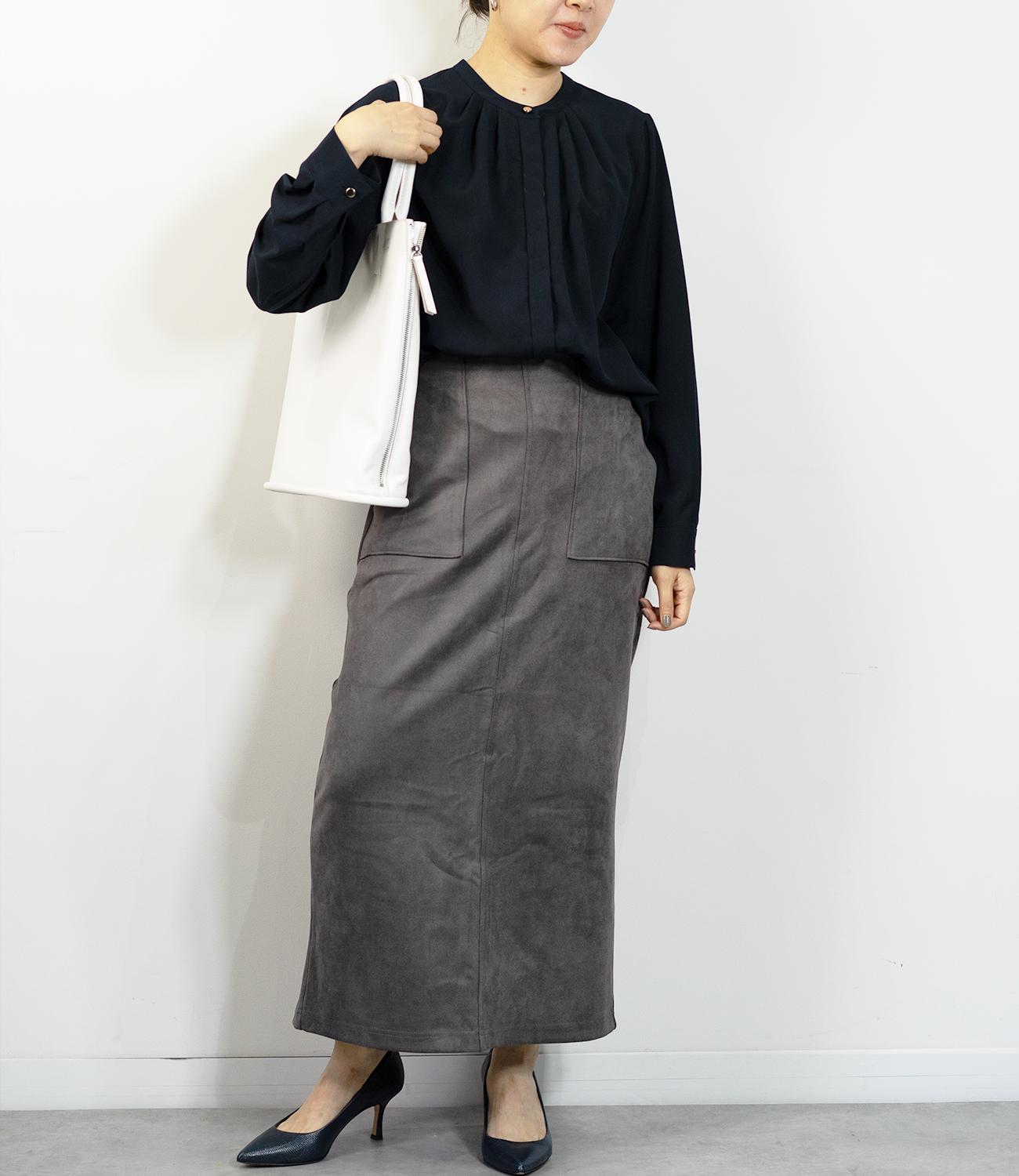 タックフレアブラウス