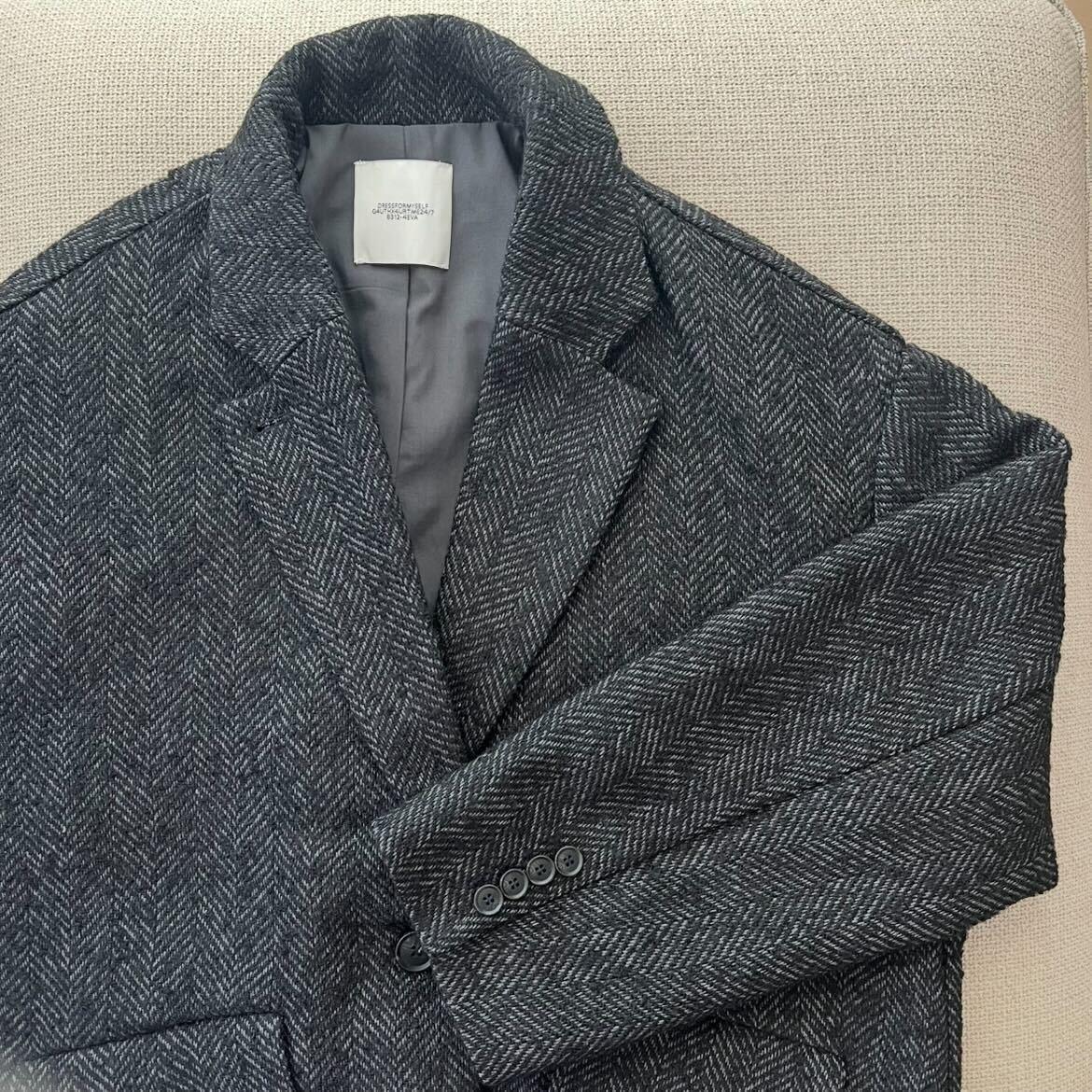 ヘリンボーンジャケットコート