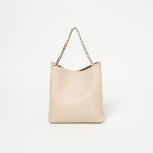 チェーンハンドル 2WAY スクエアバッグ ショルダーバッグ