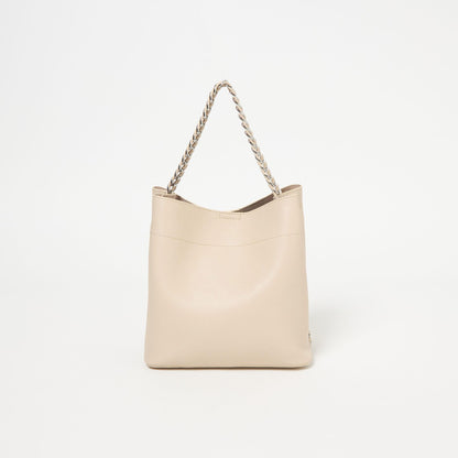 チェーンハンドル 2WAY スクエアバッグ ショルダーバッグ