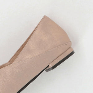 スクエア 2WAY フラットシューズ