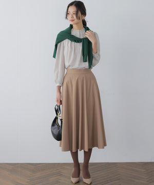 ライトデシンフリル襟 ブラウス