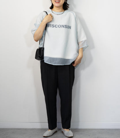 レイヤードロゴトップス