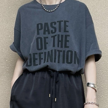 ワントーンロゴBOXTシャツ