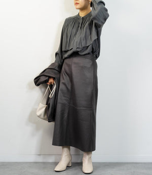 マシュマロコーティングフレアスカート