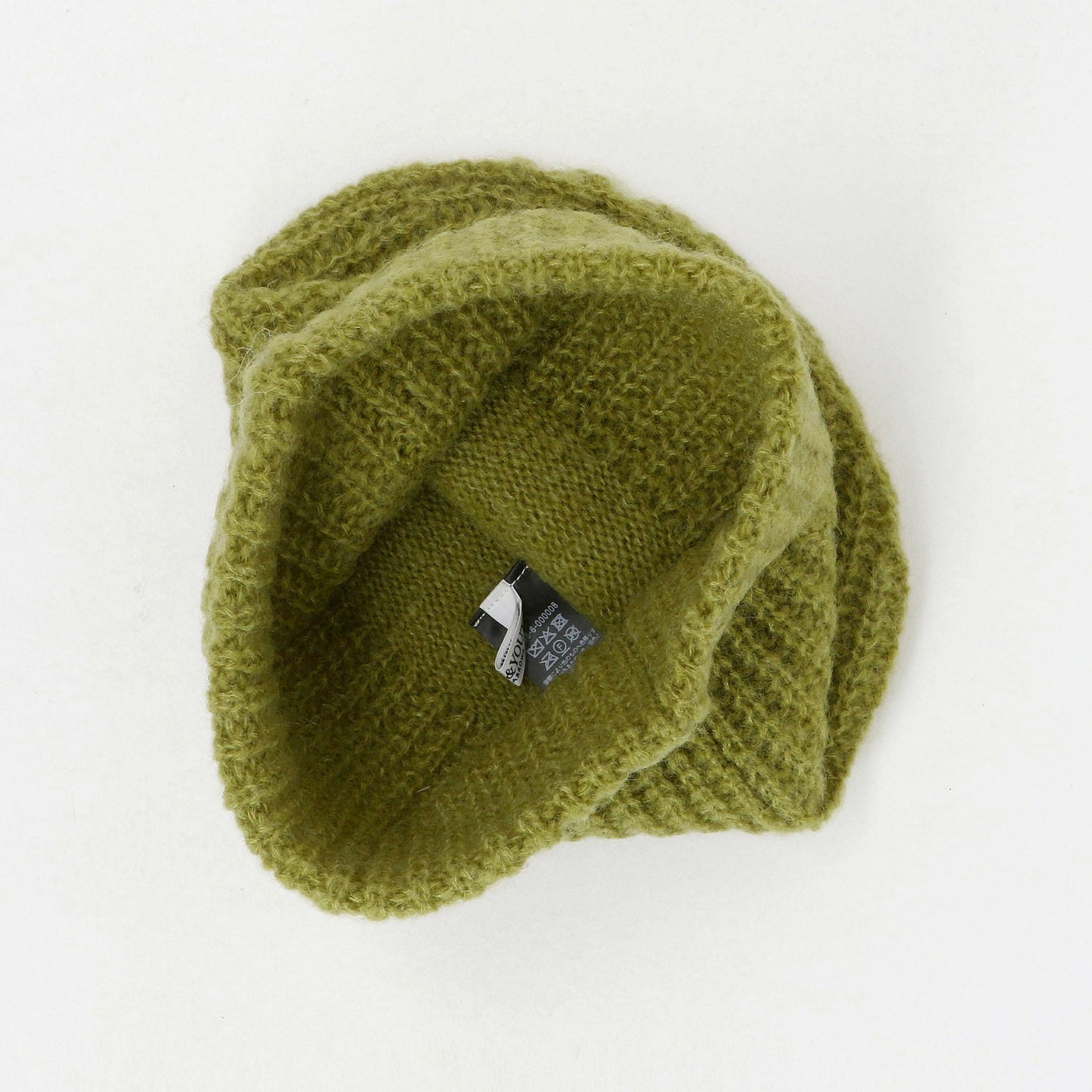 カラー ニットキャップ/オリーブ