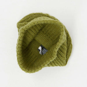 カラー ニットキャップ/オリーブ