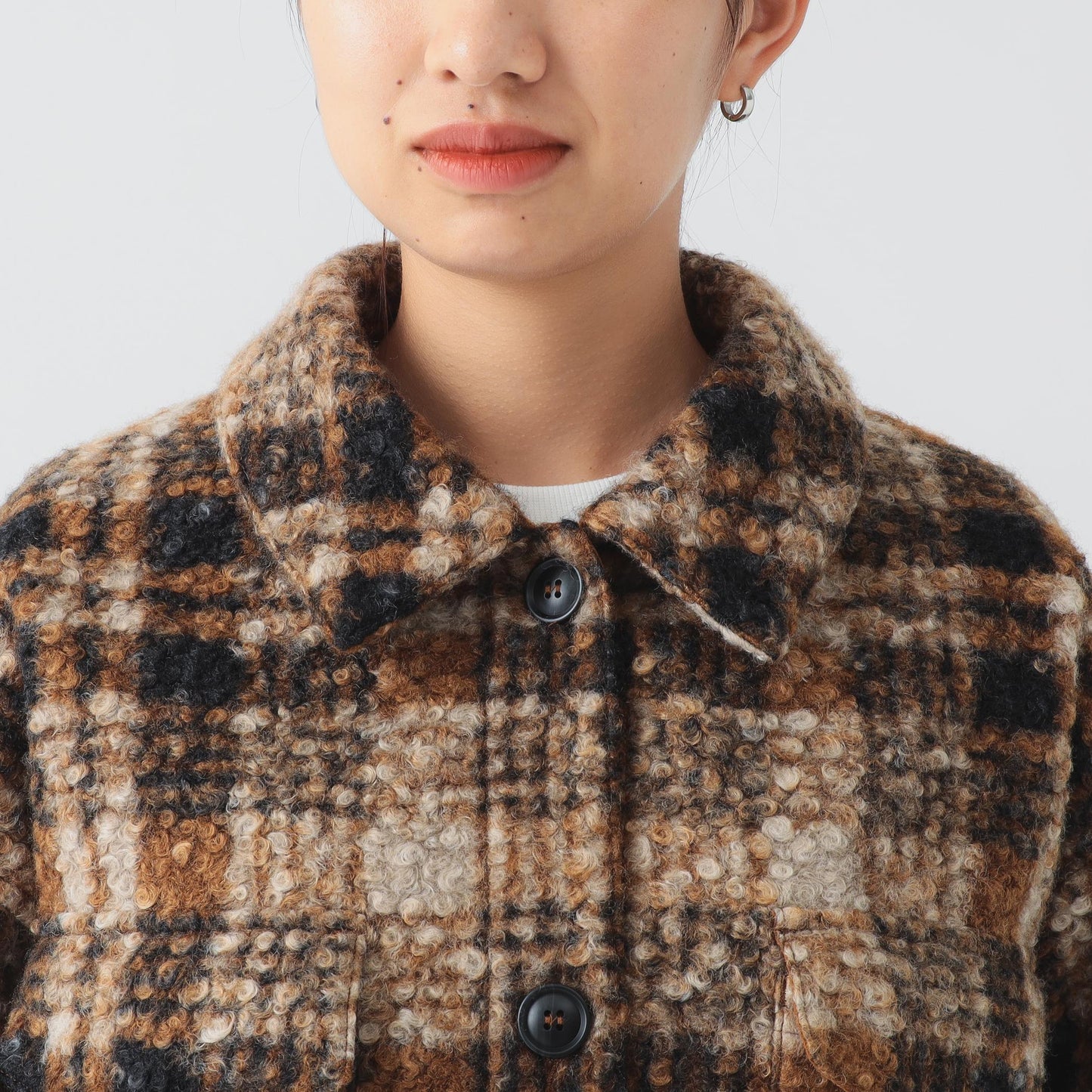 チェック CPO ブルゾン