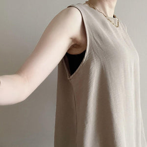 ノースリ ワイドスラックスセットアップ