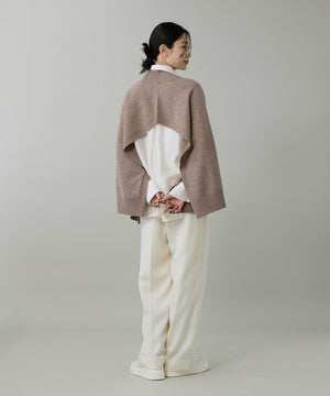 ライトカルゼ ツータックワイドパンツ