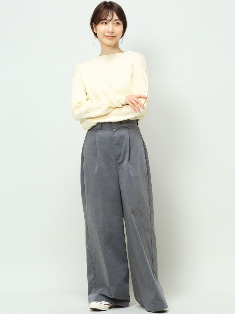 ﾎﾞﾄﾙﾈｯｸﾗﾝﾀﾞﾑﾘﾌﾞ長袖