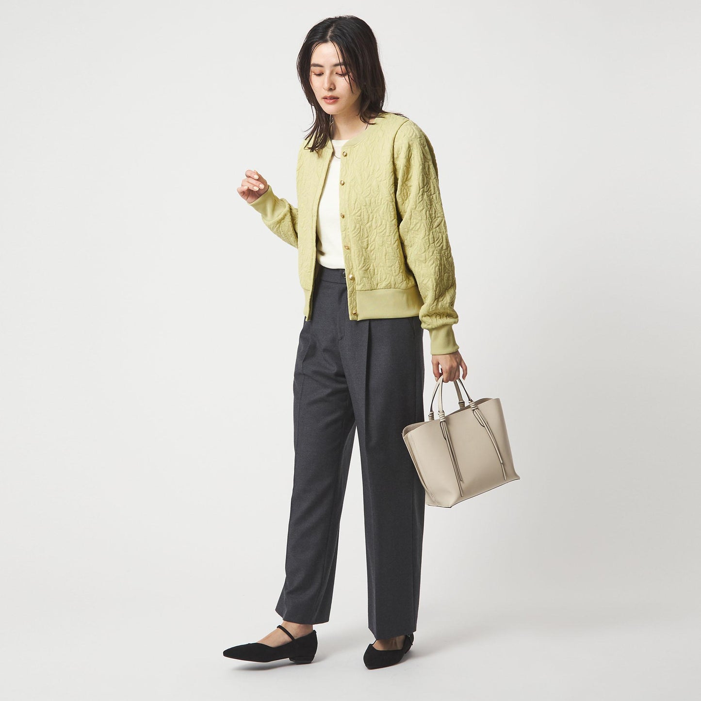 フクレジャカード カットソー カーディガン