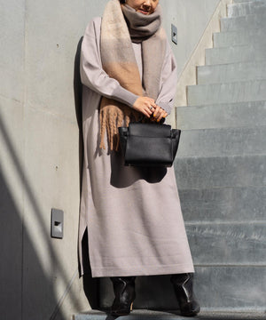 ボリュームフリンジマフラー