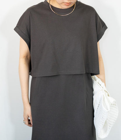 レイヤードワンピースセット