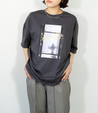 【接触冷感】ラウンドテールフォトTシャツ