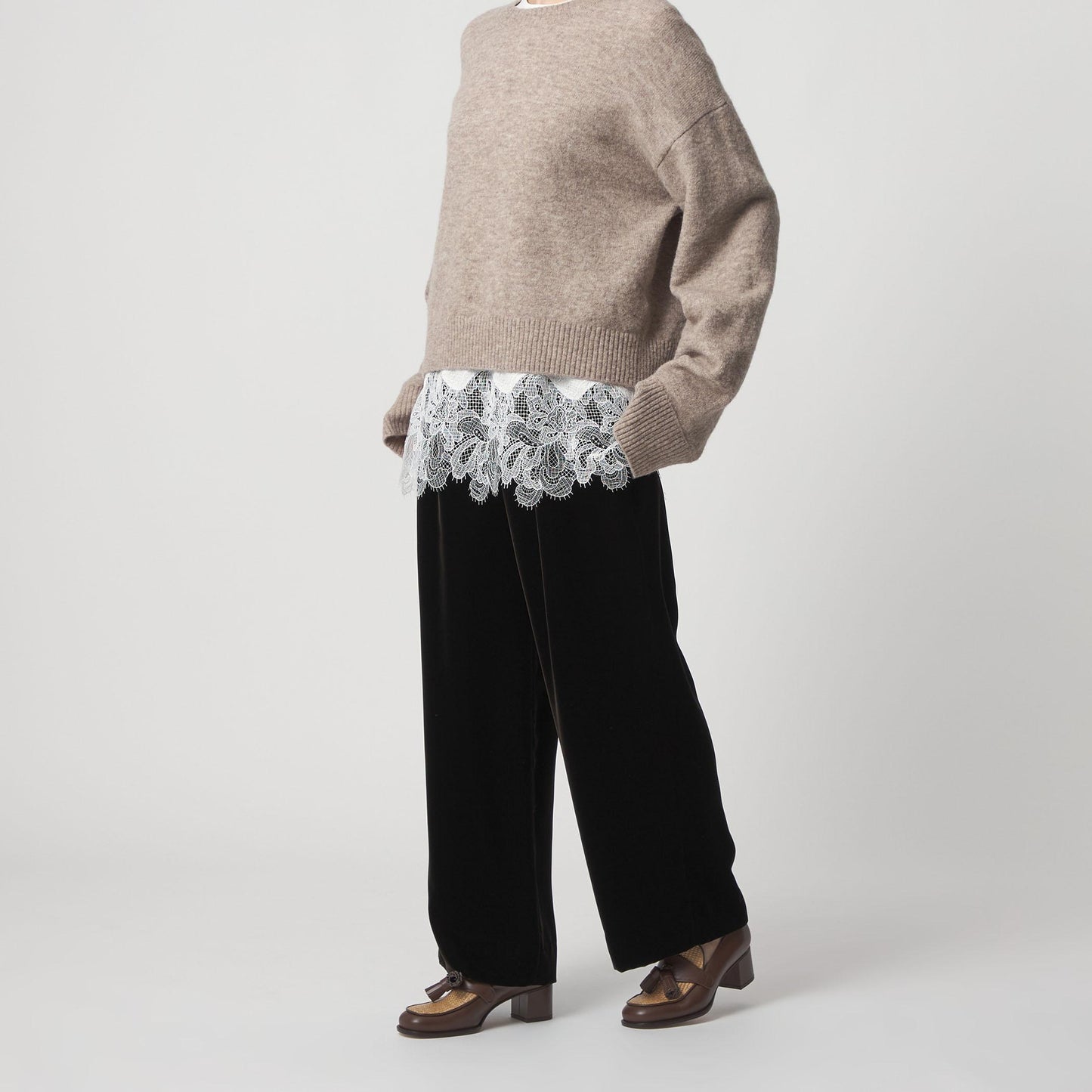 タッセルローファー パンプス50↑