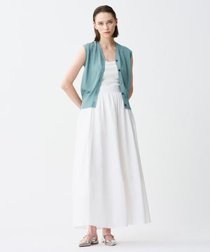 シアーニット ノースリーブベスト