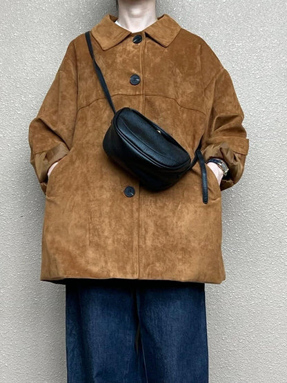 スエードライクオーバージャケット