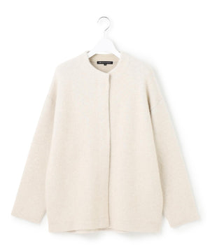 ラクーンブレンドダブルフェイス ニット アウター