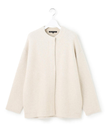 ラクーンブレンドダブルフェイス ニット アウター