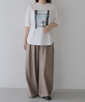 【接触冷感】ラウンドテールフォトTシャツ