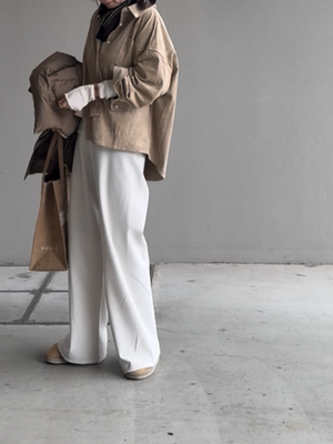 スウェードシャツ