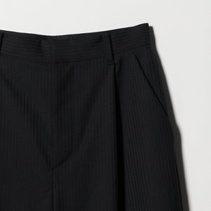 毛ポリエステル カーブパンツ ウォッシャブル