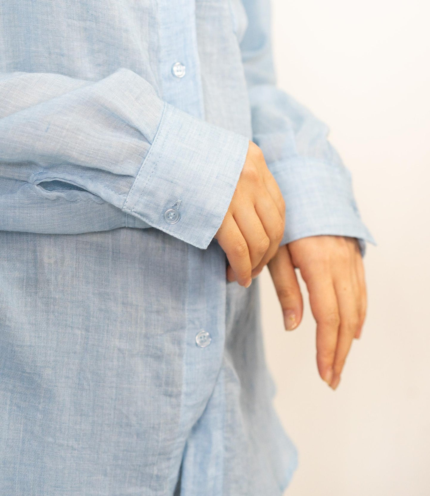 ボイルシャンブレーシャツ