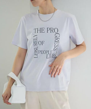 キューブレタリングTシャツ