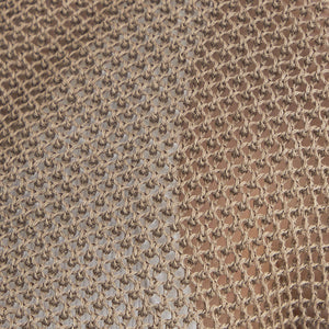 メッシュ スキッパー ニット プルオーバー -ウォッシャブル-