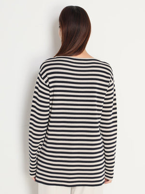 JQボーダーロングニットTOPS