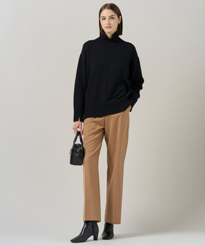 ソフトカシミヤミックス ハイネックニット