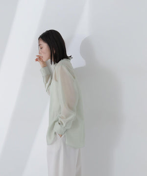 シアーオーバーシャツ