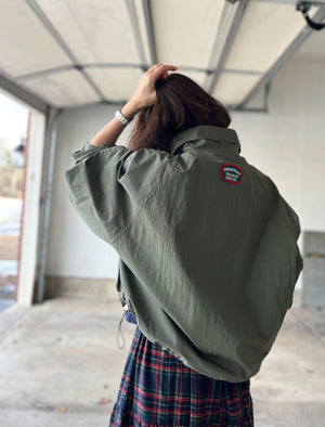 カーキショートブルゾン