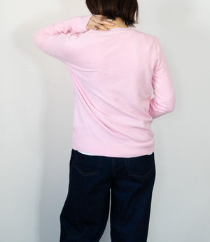 ソフトタッチクルーネックニット