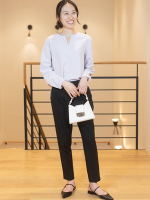 あったかローライズスティックパンツ