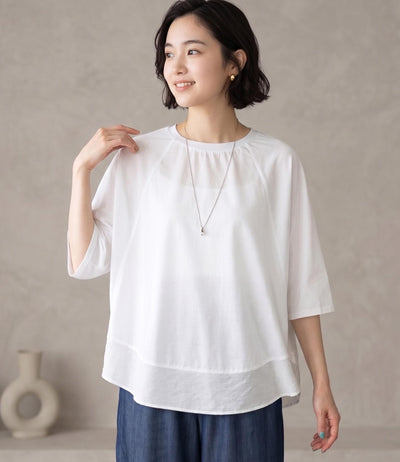 レイヤードオーバーTシャツ