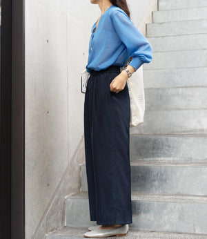 シャープネックシアーカーディガン