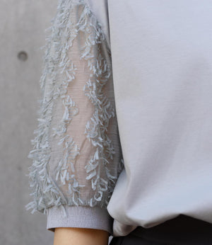 シアーフリンジドッキングカットソー