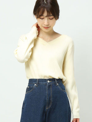 Vﾈｯｸﾜｲﾄﾞﾘﾌﾞ長袖