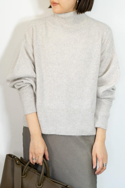 FOX混ボリュームスリーブニット