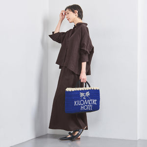 リネン ドルマン シャツ