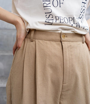 ウエストバイカラーポイントスラックス